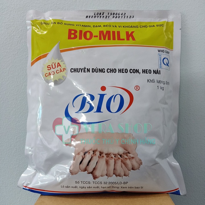 BIO MILK 1KG - Sữa cho heo con, heo nái, dê, nghé, bê, cừu