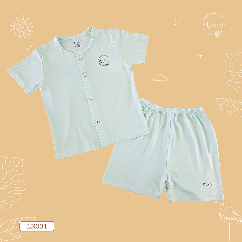 Bộ cộc tay cài thẳng petit Luxry