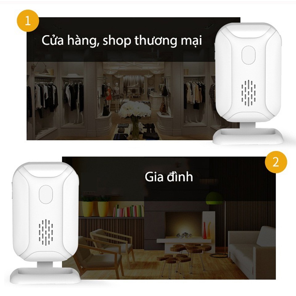 Chuông không dây học lệnh thông minh CACAZI KS-SF20R