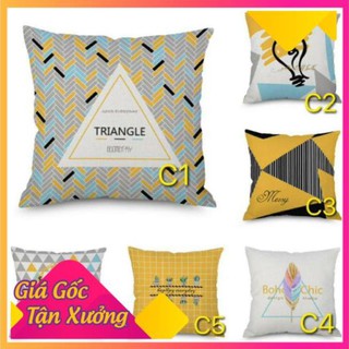Gối tựa lưng, gối sofa họa tiết Vintage mẫu mới (Kèm ruột)