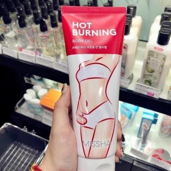 Kem tan mỡ Missha Hot Burning Hàn Quốc - Đánh tan mỡ bụng, đùi hiệu quả