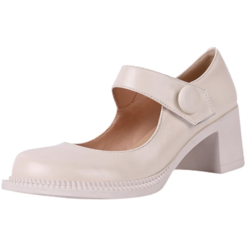 Giày Bít Mũi Đế Dày Phong Cách Cổ Điển Dành Cho Nữ