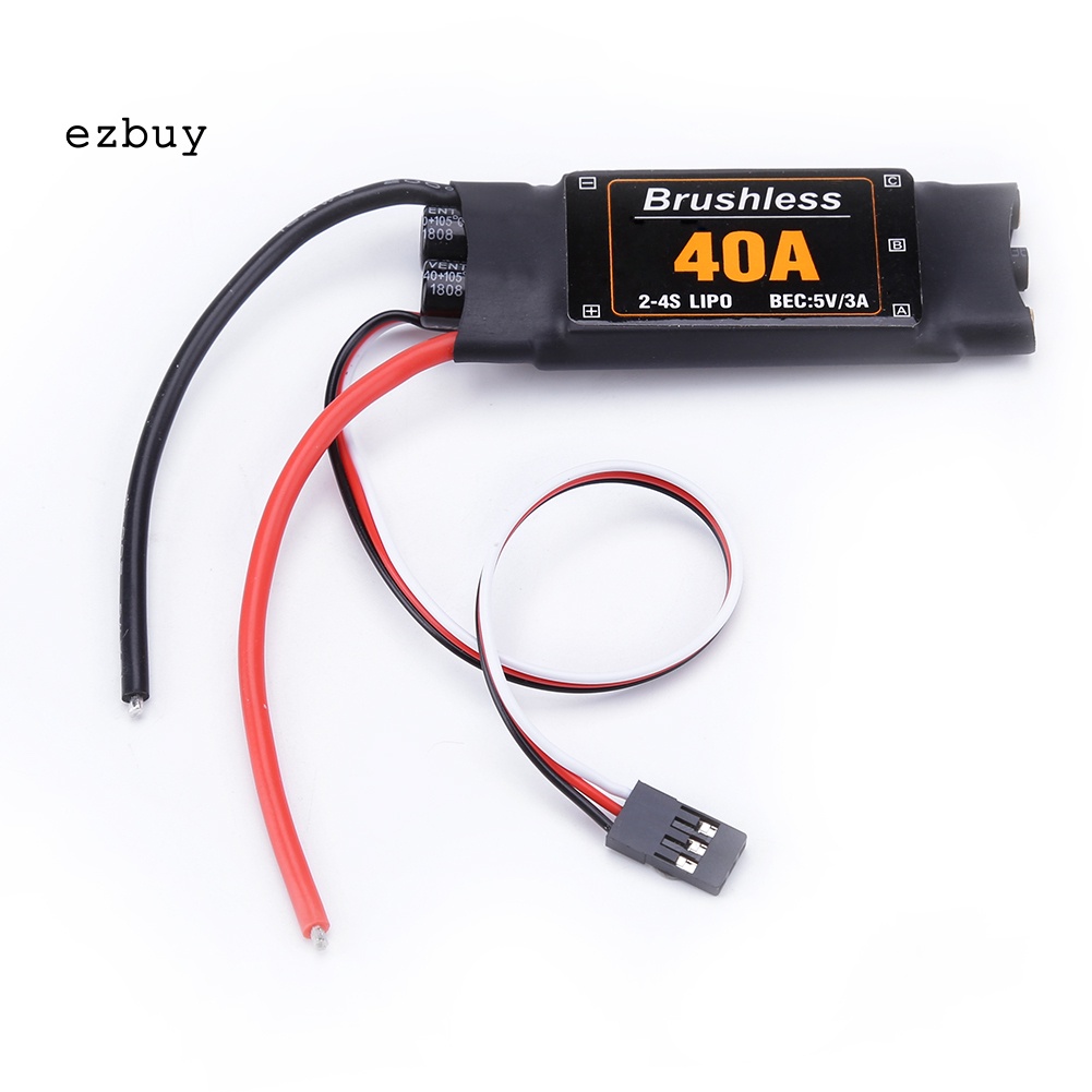 Esc Không Chổi Than EZ ~ 40A Cho Máy Bay Điều Khiển Từ Xa