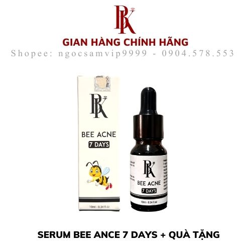Serum giảm mụn thâm rỗ Bee Acne 7 Days - Công dụng 5 trong 1 hiệu quả sau 7 ngày