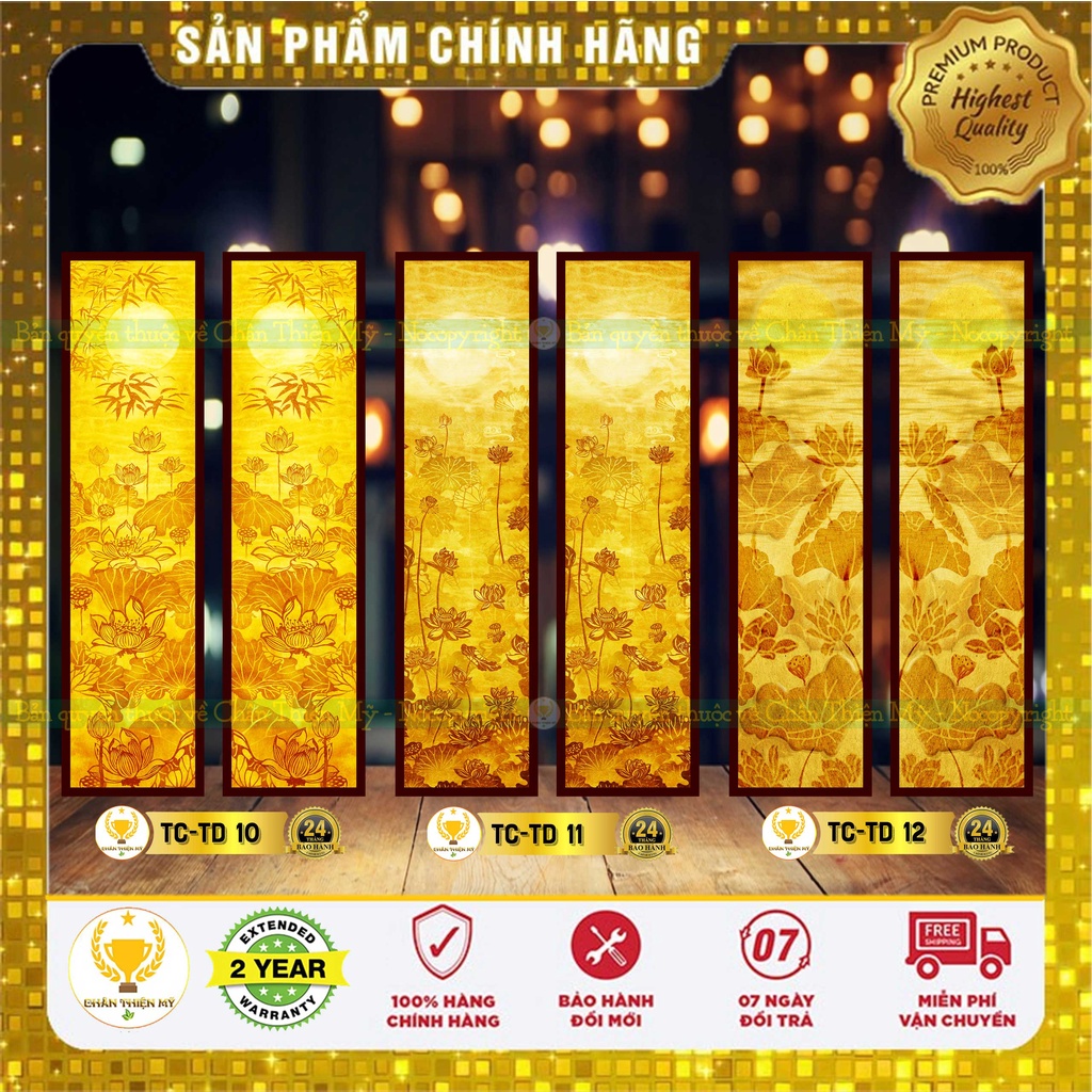 Tranh Trúc Chỉ In Đôi Mẫu 10-12 | Giá Gốc Chuẩn Phong Thủy | CHANTHIENMY.ASIA