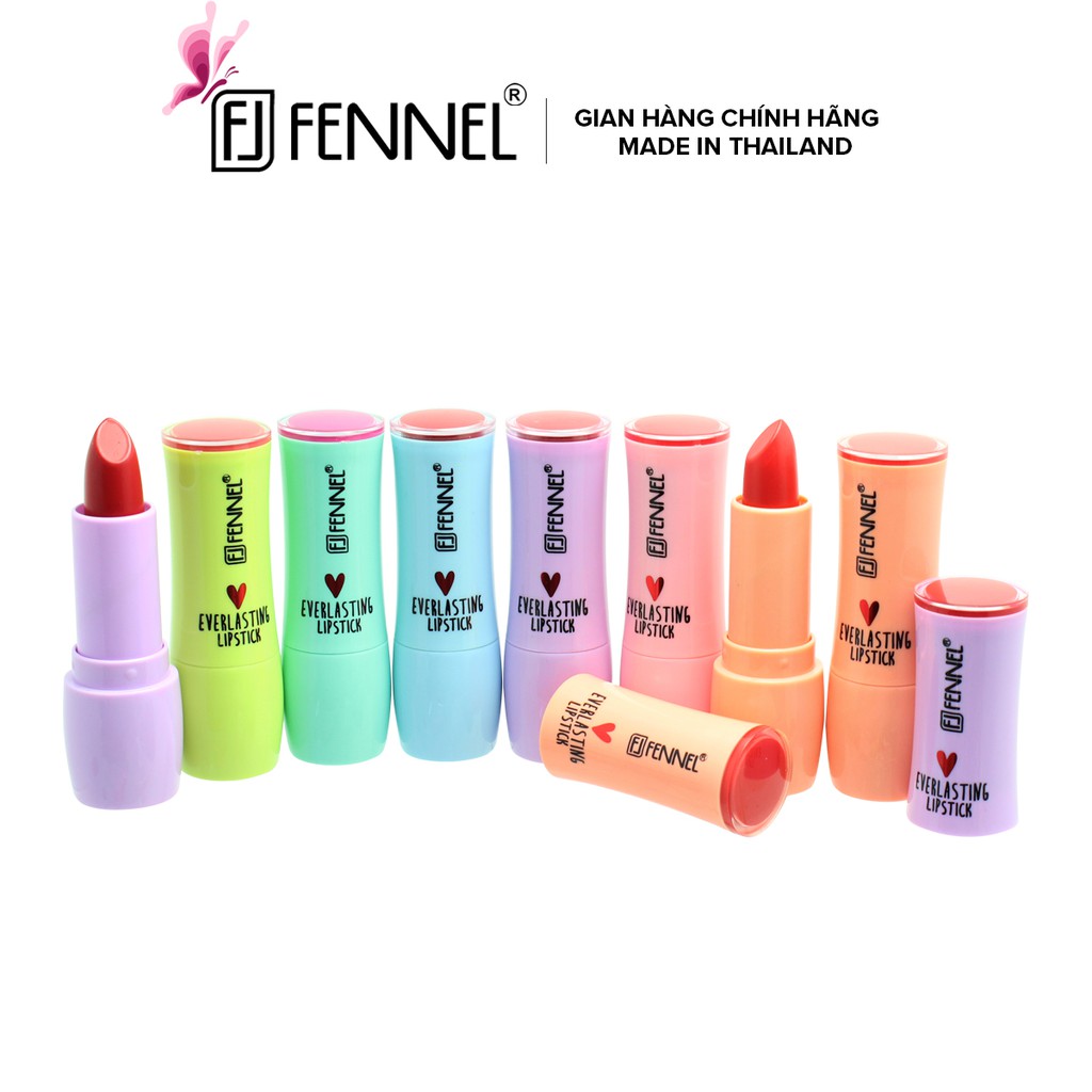 Son thỏi bền màu chính hãng Thái Lan Fennel Everlasting Lipstick cho đôi môi rạng ngời 3,5g