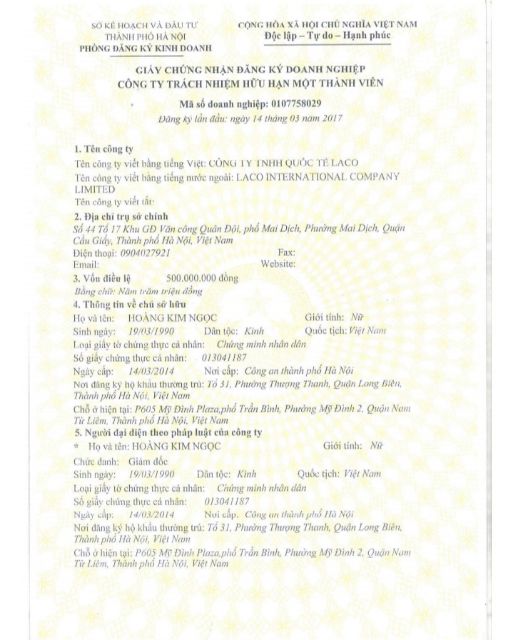 Nước hoa laco thơm dịu nhẹ an toàn | BigBuy360 - bigbuy360.vn