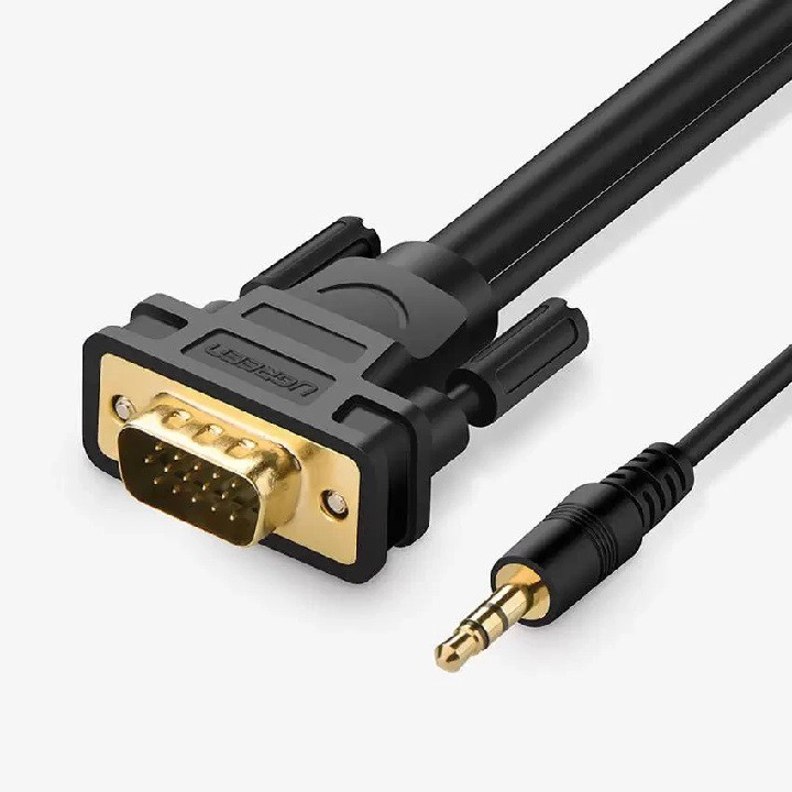 Cáp VGA + Audio 3.5mm Stereo - 3M UGREEN - 11627