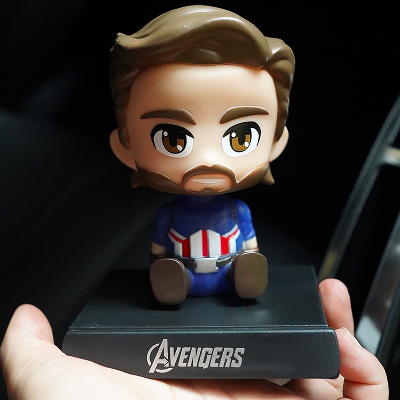 Mô Hình Avenger Trang Trí Decor Bàn Làm Việc Taplo Ô Tô Có Giá Đỡ Điện Thoại Cực Xinh - Phụ Kiện Xe Hơi Hitechlife