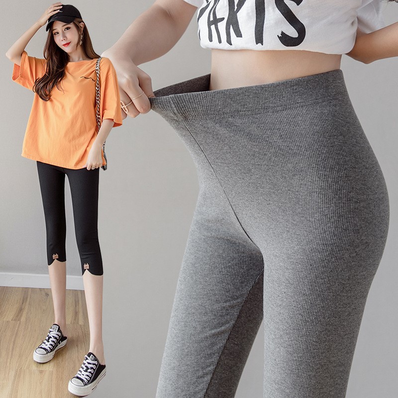 Quần Legging lửng Nâng Mông Co Giãn Không Cắn Chỉ Tập Gym , Mặc Nhà Đi Chơi Với Dáng Kiểu Hàn Quốc Mới Nhất