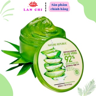 Gel Lô Hội Nature Republic dưỡng da, cấp ẩm, an toàn cho da nhạy cảm nhất - Chính hãng 100% Hàn Quốc