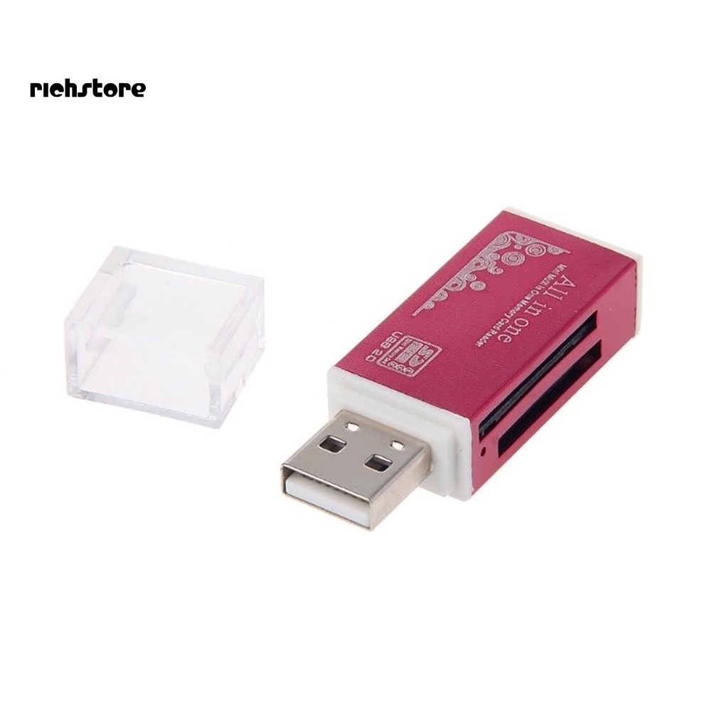 Đầu Đọc Thẻ Nhớ USB 2.0 Cho SD / SDHC MMC TF MS M2 | BigBuy360 - bigbuy360.vn