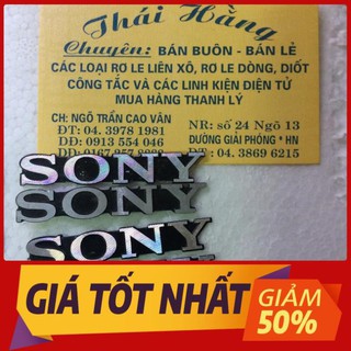 [-FreeShip-] Tem dán loa chữ SONY bán 2 đôi [ShopUyTín]