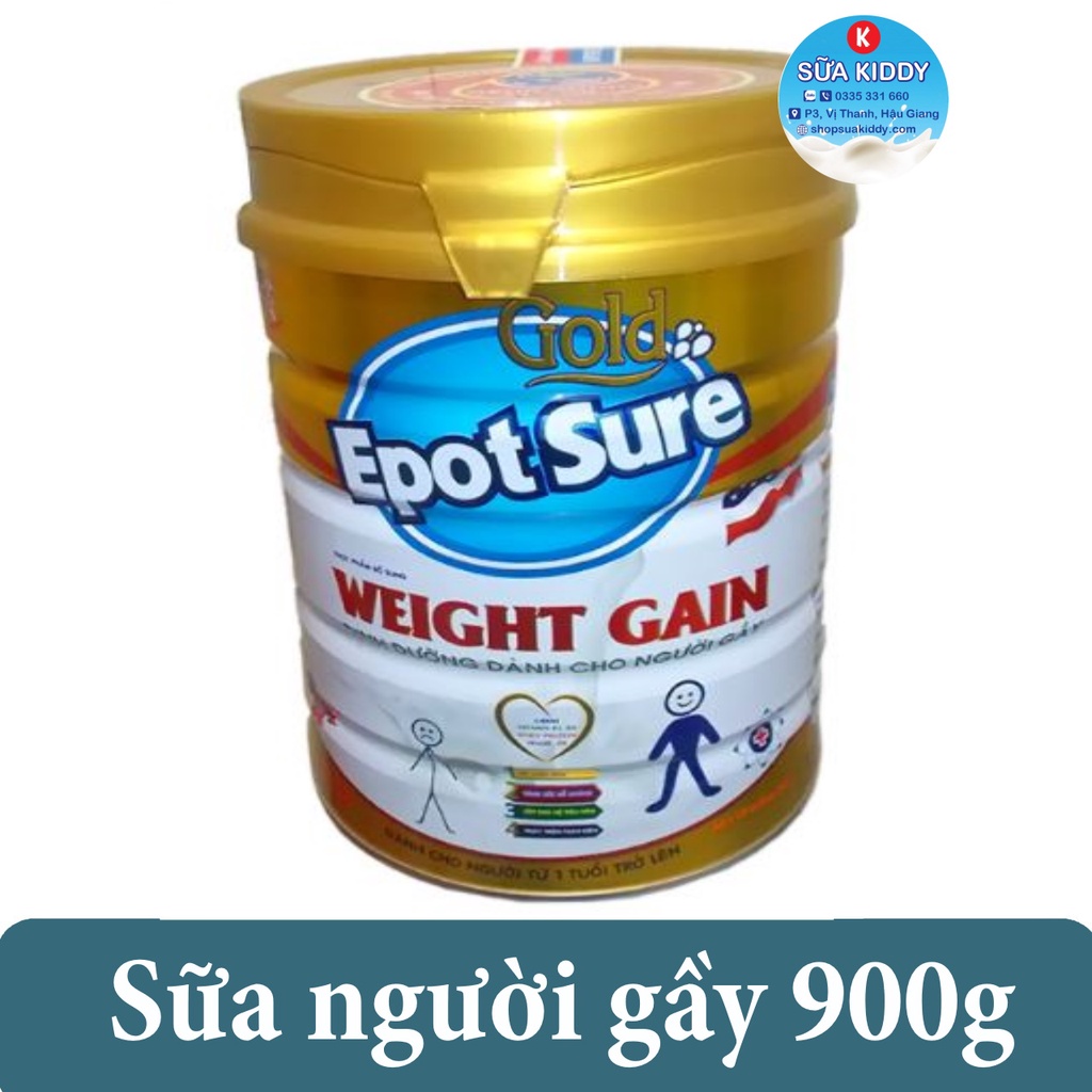 Sữa tăng cân Epotsure weight gain 900g