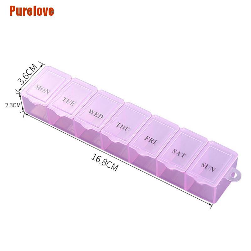 Hộp Đựng Thuốc 7 Ngăn Tiện Lợi