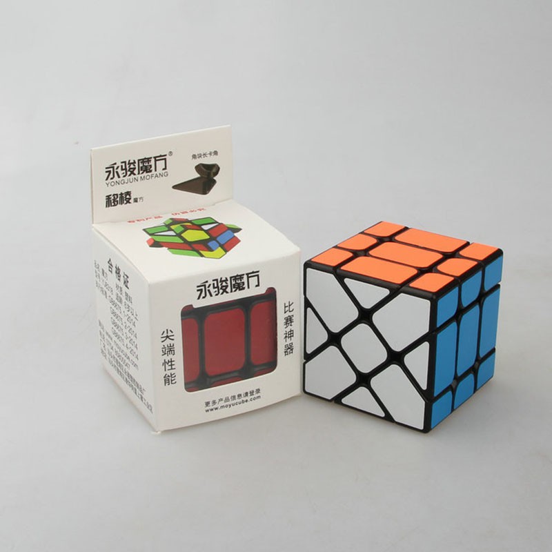 Đồ chơi Rubik Fisher YJ Cube Sticker (Fisher 3) - Rubik Biến Thể Phát Triển Trí Não