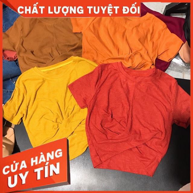 Áo xoắn bụng croptop- hình thật chính chủ | BigBuy360 - bigbuy360.vn