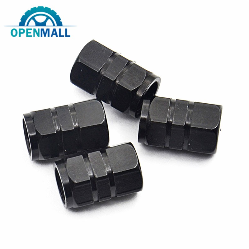 Set 4 nắp đậy van lốp xe hơi bằng hợp kim nhôm