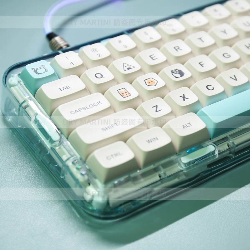 [Mã 44ELSALE2 giảm 7% đơn 300K] Set Keycap Pbt Xda Sea Salt 120 Nút Cho Bàn Phím Cơ