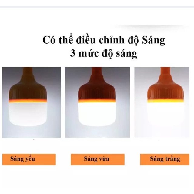 Bóng đèn led sạc tích điện 30W - 50W tốt