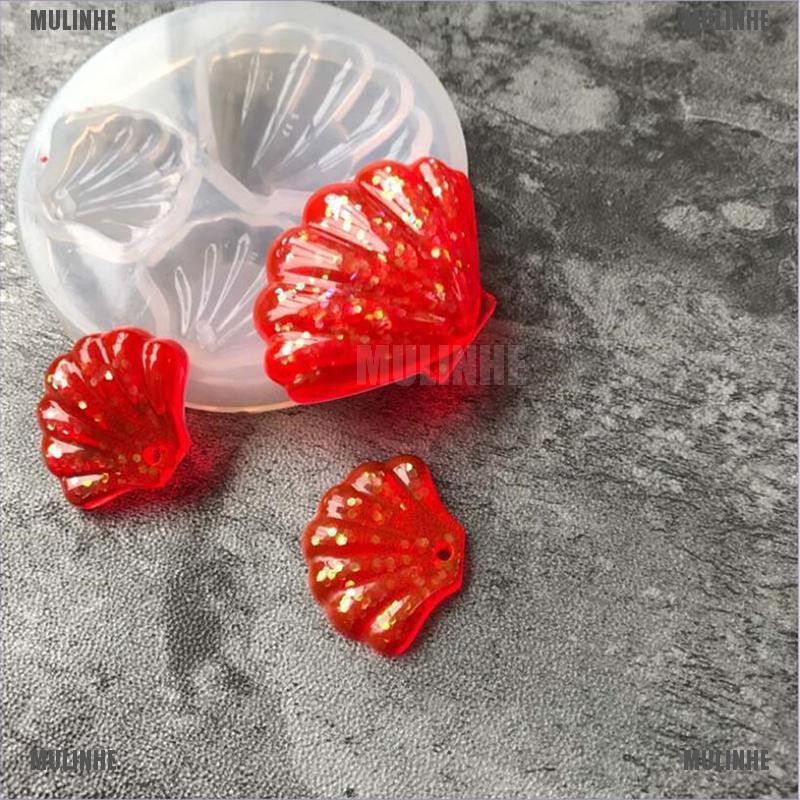 Khuôn Silicone Tạo Hình Vỏ Sò Làm Bánh Kẹo DIY