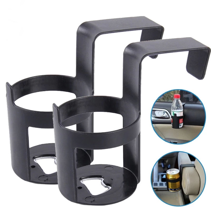 Giá Đỡ Cốc Nước/Cốc Nước Gắn Cửa Sổ Xe Hơi Màu Đen 2 Kiểu