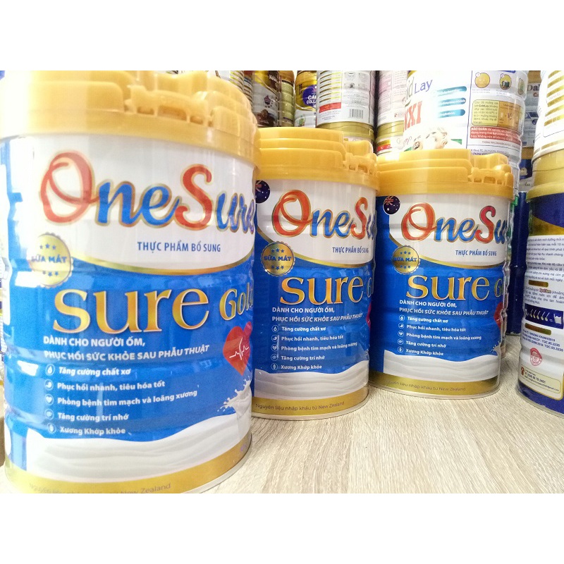 Sữa Phục Hồi Sức Khỏe Onesure Sure Gold 900g - Bổ sung dinh dưỡng cho người già, phục hồi sức khỏe cho người bệnh, ốm