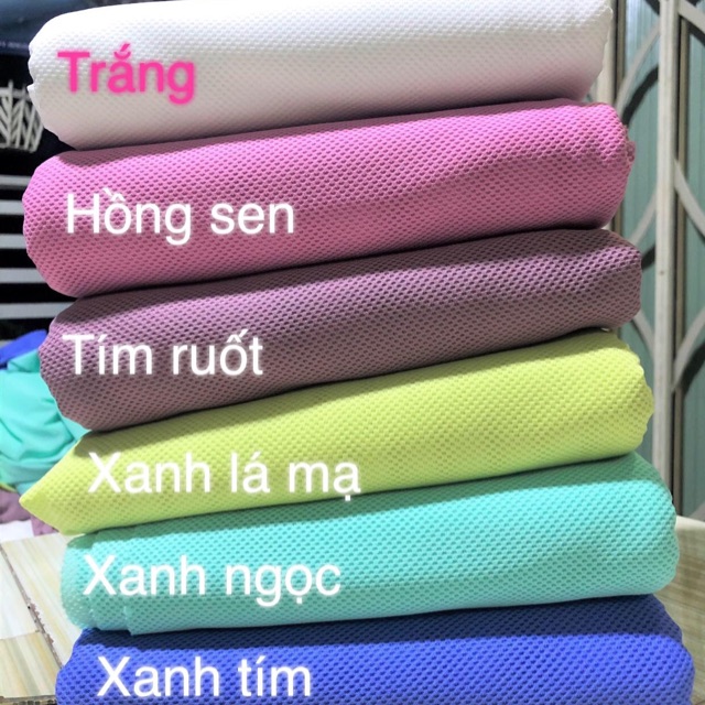Combo 2m vải gió lụa làm lót áo, váy, vỏ áo gối màu xanh navy