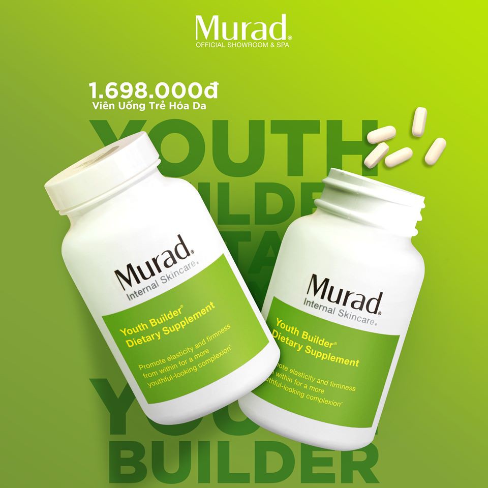 [🎁QUÀ TẶNG 380K🎁] Viên Uống Trẻ Hóa, Giảm Nếp Nhăn - Murad Youth Builder 120 Viên murad