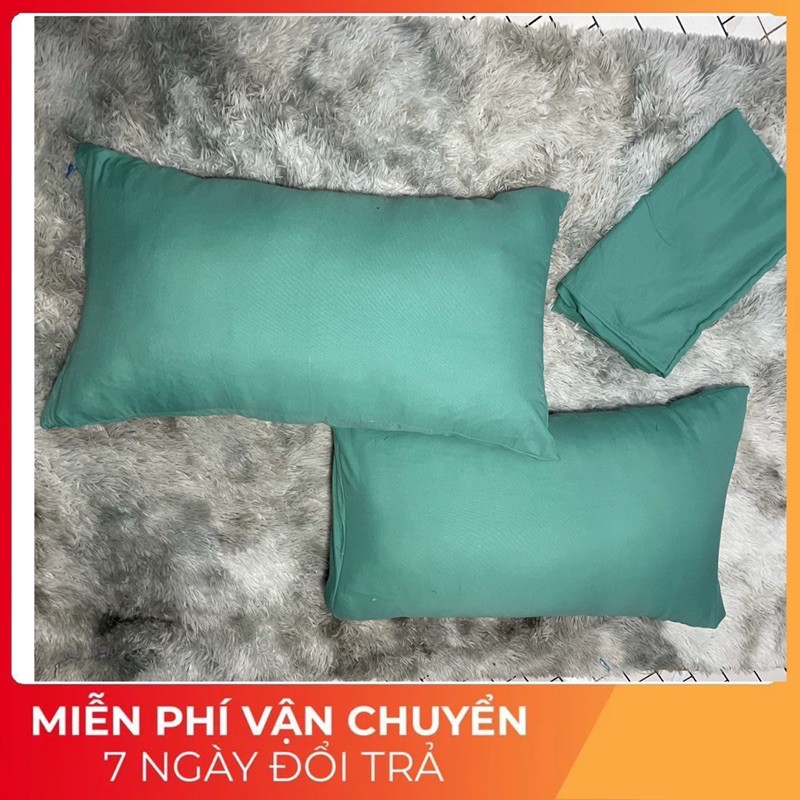 Vỏ gối cotton đơn sắc siêu mềm mịn,khô thoáng