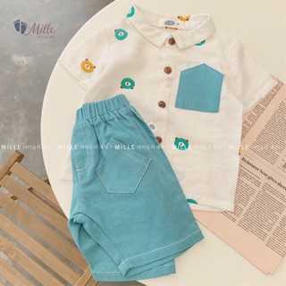 SET BỘ SƠ MI BÉ TRAI SIÊU ĐẸP