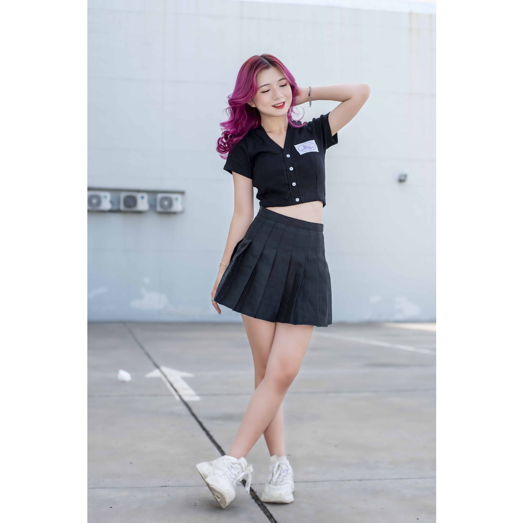 ÁO CROPTOP NỮ THÊU BAE ULZZANG (6 MÀU)