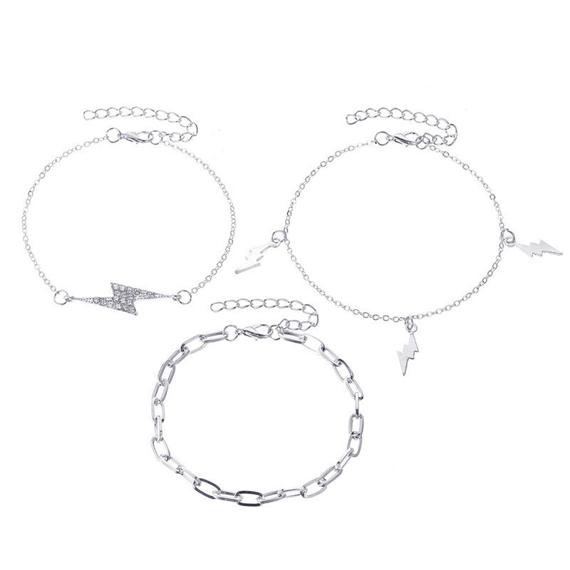 Set 3 vòng tay hợp kim sành điệu cho nữ | BigBuy360 - bigbuy360.vn