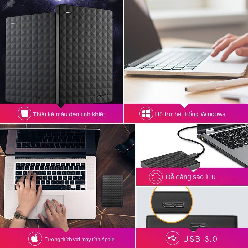 Seagate Rui Wings Wid Data Mobile Ổ cứng di động USB3.0 Trò chơi ngoài tốc độ cao Đĩa cứng 1-5T Máy móc cứng Đĩa cứng | BigBuy360 - bigbuy360.vn