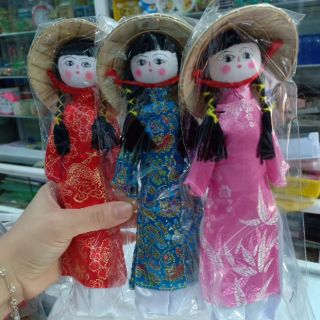 Búp bê cô gái đội nón lá (20 cm)