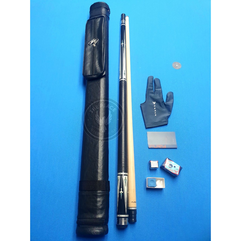 Gậy Bida Cao Cấp Fury AK1- FURY AK2 - Tặng Kèm Bao Da, Lơ Và Găng Tay