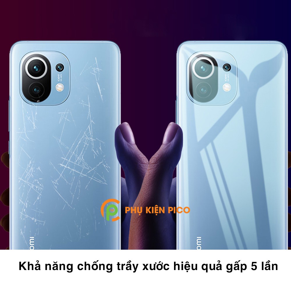 Dán lưng Mi 11 Pro PPF dẻo trong suốt chống trầy xước - Dán PPF Xiaomi Mi 11 Pro