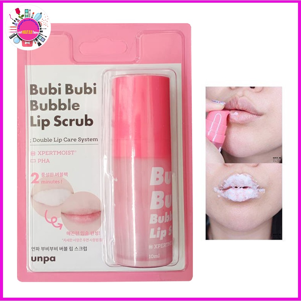 Tẩy Tế Bào Chết Môi UNPA Bubi Bubi Lip Dạng Sủi Bọt KOREA | BigBuy360 - bigbuy360.vn