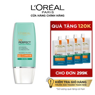 Kem Chống Nắng LOreal Paris UV Perfect Aqua Essence SPF50+ PA++++ 30ml