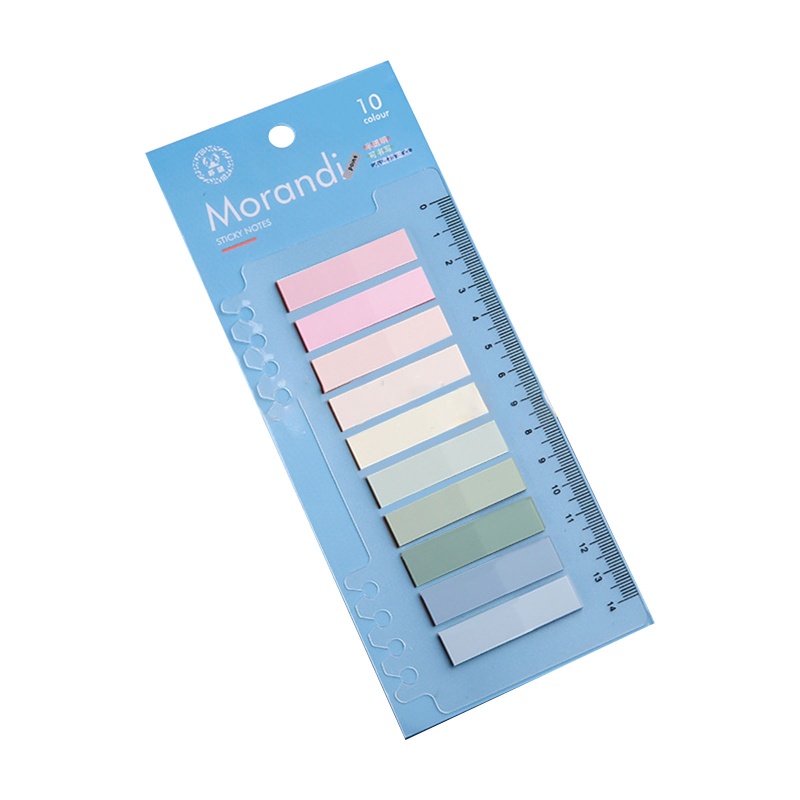 Goo Set 200 / 120 / 6 Nhãn Dán Đánh Dấu Sổ Tay Ghi Chú Họa Tiết Lá Cờ