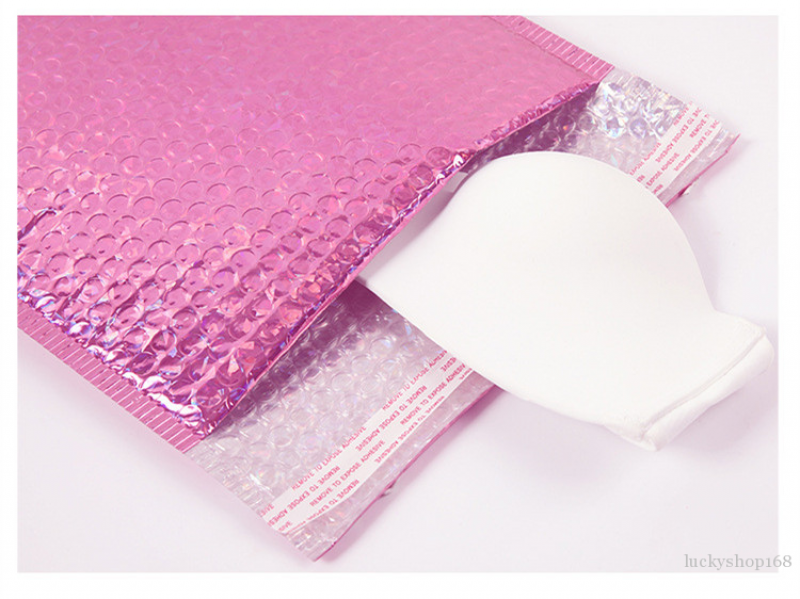 5 Túi bong bóng phim laser, túi gói hàng chống sốc