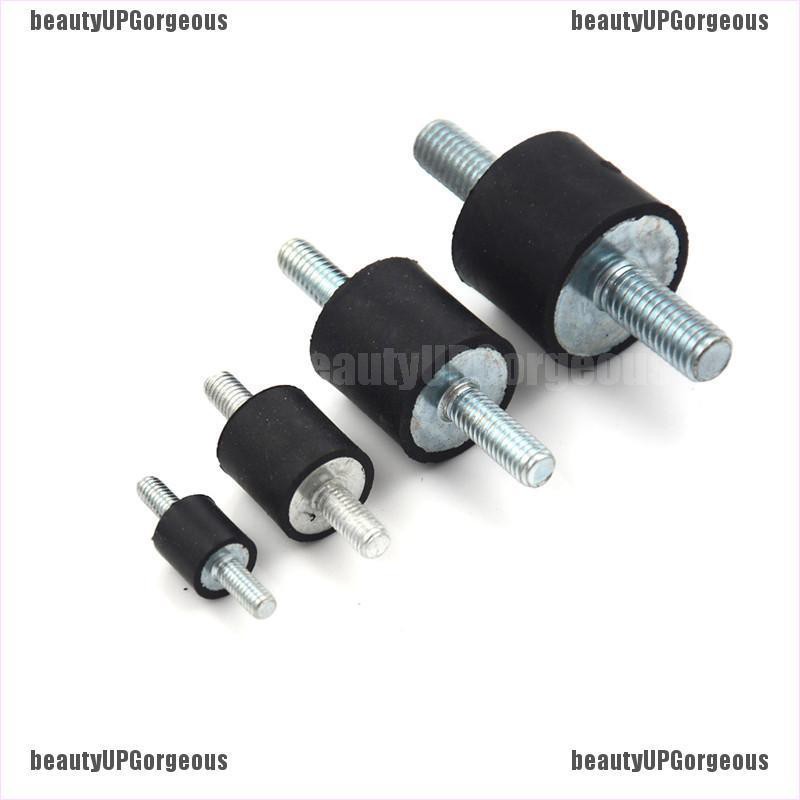 Bộ 4 Đầu Bơm Hơi M4-M8 Bằng Cao Su Chống Rung Cho Xe Hơi