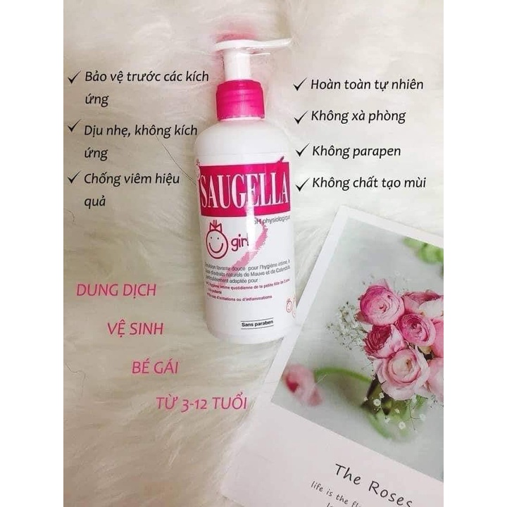 Dung dich vệ sinh Saugella cho bé gái 200ML - ALISA