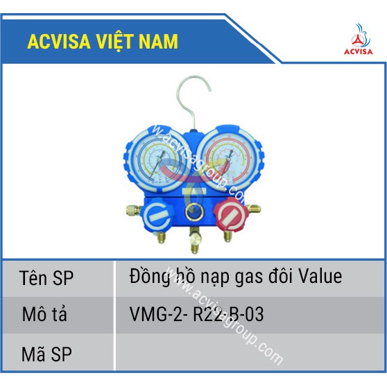 ĐH Gas Đôi VALUE Model: VMG-2-R22-B-03 (Không Dây)