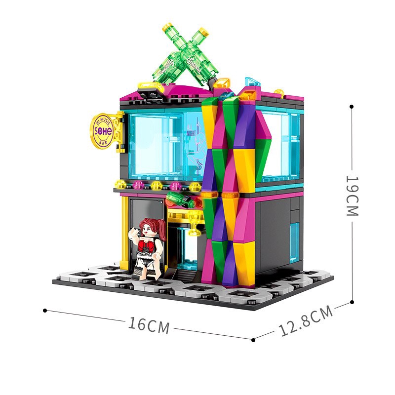 Bộ đồ chơi xếp hình  sáng tạo vui nhộn cho trẻ