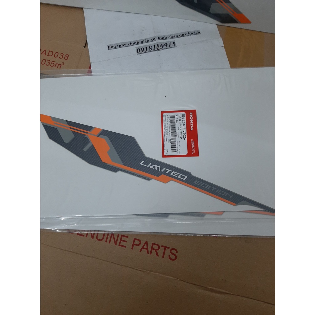 tem limited edition ab 2022 honda tem sườn ab 2022 honda