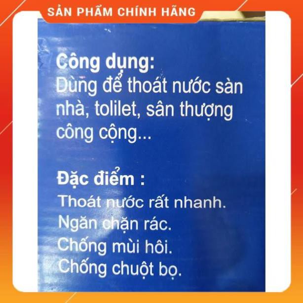 (GIÁTÔT) Phễu thu sàn cao cấp, chống hôi, chống côn trùng, chống trào ngược