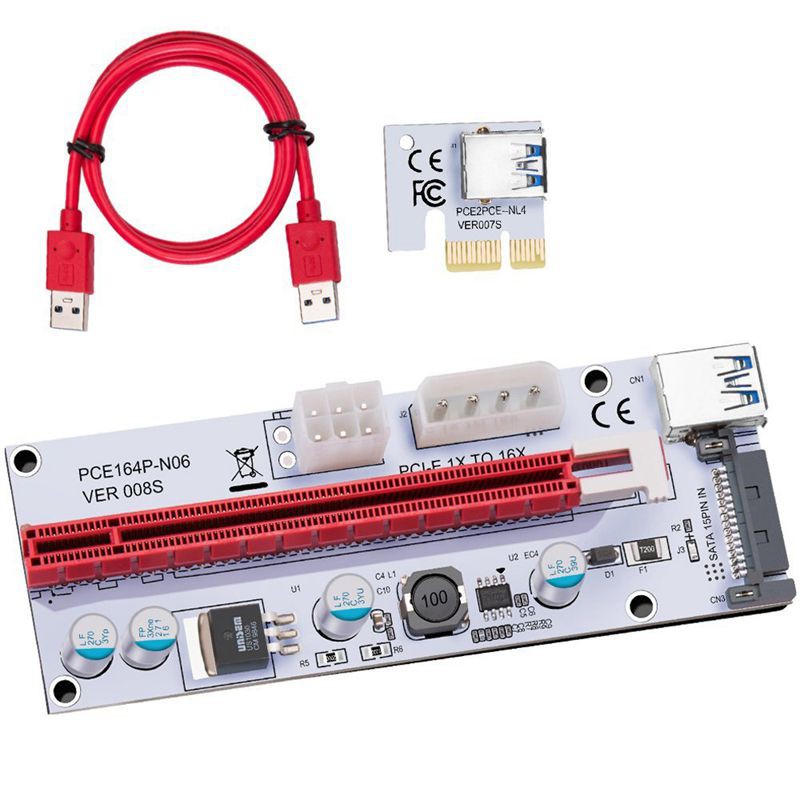 Card Mở Rộng B' Usb 3.0 Pcie Pci-E Express 1x Sang 16x Gpu | BigBuy360 - bigbuy360.vn