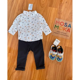 Áo sơ mi animal h&m auth