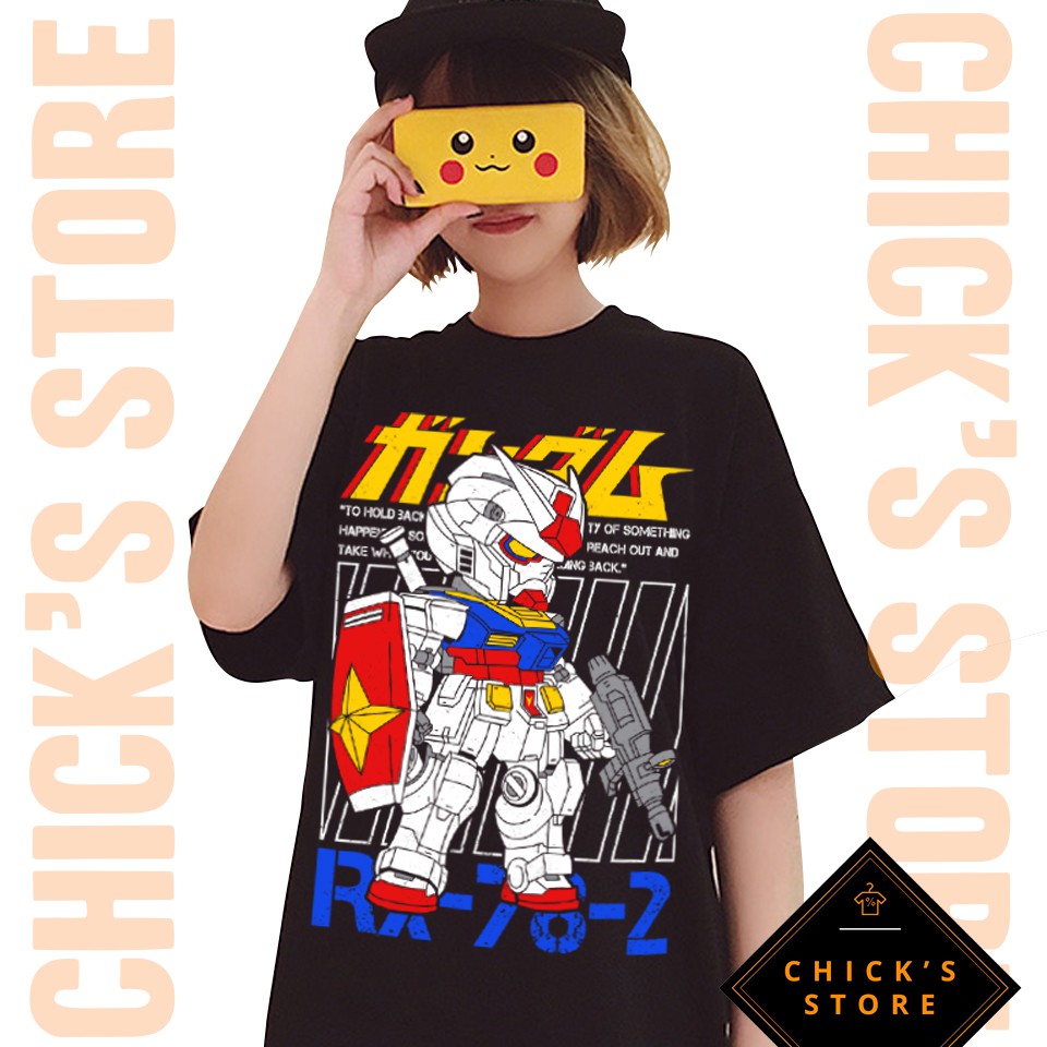 Áo thun tay lỡ Gundam RX-78-2 - Chick Shop